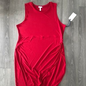 Leith Side Ruched Body-Con Tank Dress